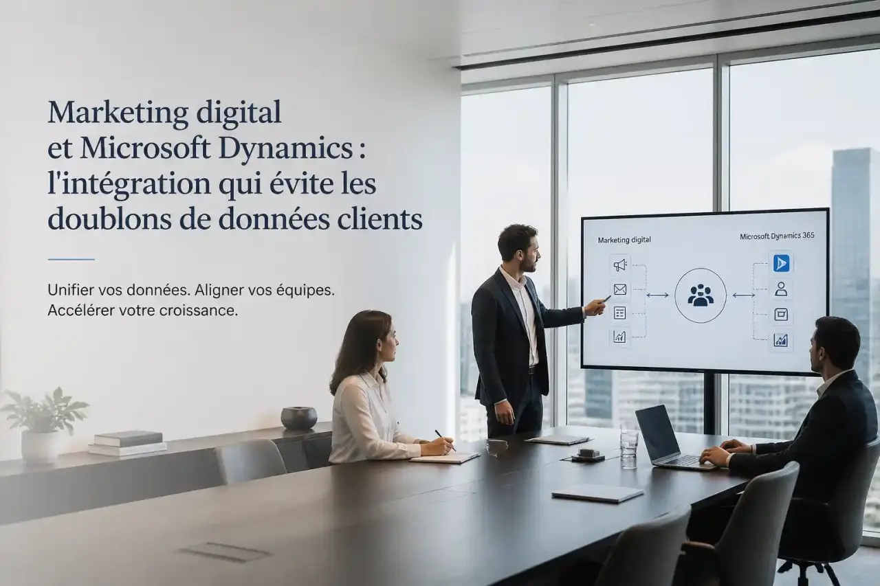 Marketing digital et Microsoft Dynamics : l'intégration qui évite les doublons de données clients